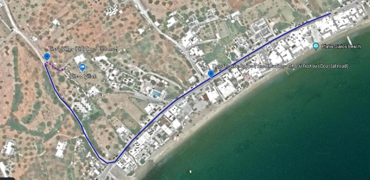 Elisso Villas Platis Gialos  Kültér fotó